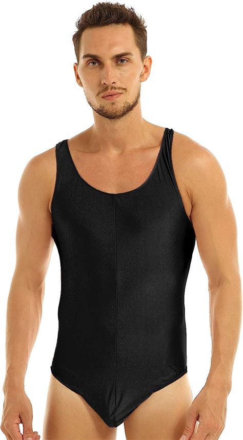 mens thong leotard|80s Mens Tank Thong Leotard .